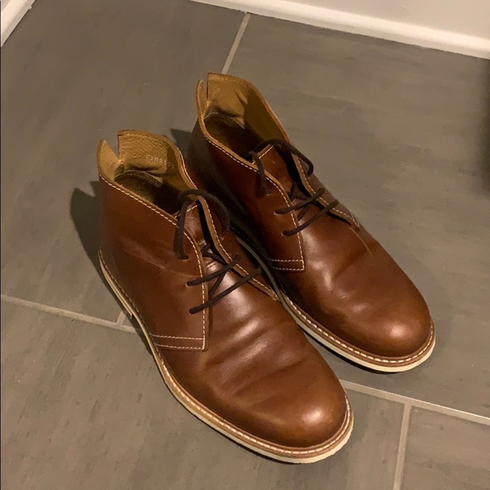 The Generic Man Brown Chukka Boots